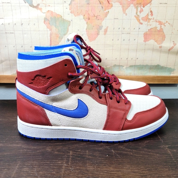 BRAND NEW Jordan 1 High Zoom Air CMFT Team Red Men's Size 10.5 - Picture 4 of 9